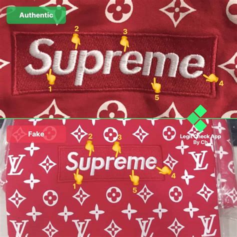 supreme lv box logo tee fake